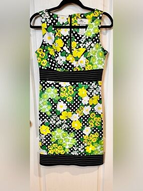 NWOT *VINTAGE* DBY LTD Floral Dress (Stretchy!)